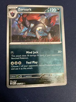 Zoroark (Master Ball Pattern) 062/086 Rare White Flare Pokemon Near Mint - Image 1