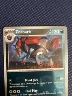 Zoroark (Master Ball Pattern) 062/086 Rare White Flare Pokemon Near Mint - Image 3