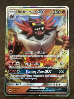 Pokemon Incineroar GX 27/149 SM Base Set Ultra Rare Holo - Image 1