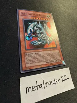 Yugioh Blue-Eyes Toon Dragon DB1-EN066 Dark Beginning 1 Unlimited Near Mint - Image 2