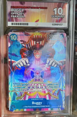 One Piece Emperors In The New World Buggy OP09-051 ACE 10 Perfect Subgrades - Image 3