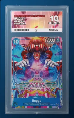 One Piece Emperors In The New World Buggy OP09-051 ACE 10 Perfect Subgrades - Image 5