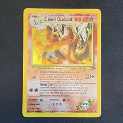 Pokemon TCG Blaine's Charizard Gym Challenge 2 Holo Unlimited Rare - Image 2