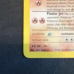 Pokemon TCG Blaine's Charizard Gym Challenge 2 Holo Unlimited Rare - Image 4