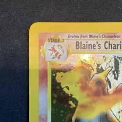 Pokemon TCG Blaine's Charizard Gym Challenge 2 Holo Unlimited Rare - Image 5