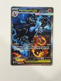 Pokemon Mega Charizard X EX 125/094 SIR Phantasmal Flames Secret Rare NM to M - Image 1