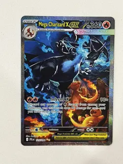 Pokemon Mega Charizard X EX 125/094 SIR Phantasmal Flames Secret Rare NM to M - Image 2