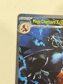 Pokemon Mega Charizard X EX 125/094 SIR Phantasmal Flames Secret Rare NM to M - Image 4