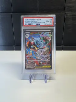 PSA 10 GEM MINT Pokemon 2025 Mega Lucario ex 179/132 SIR Mega Evolution - Image 1