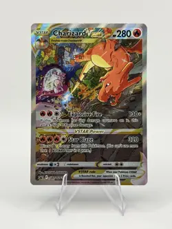 Pokemon TCG Charizard VSTAR SWSH262 Black Star Promo Holo Card LP Condition - Image 1