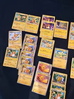 Mix Lot of Pikachu Pokemon Cards w/ Evolutions - Image 2