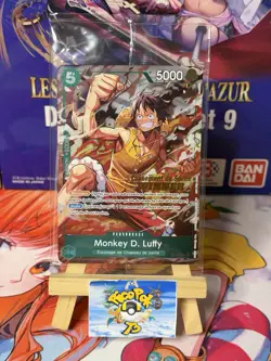 🇫🇷One Piece Card Game Monkey.D.Luffy Release Winner OP16 Promo P-135 Scelle - Image 1