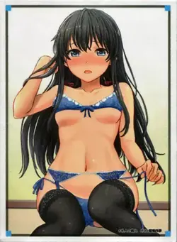 Oregairu lingerie Yukino Yukinoshita doujin Card Sleeve Protector - Image 1