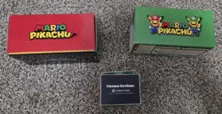 Mario Pikachu Special Box - Luigi Box/Deck Box/Sleeves/Dividers. No Cards. - Image 4