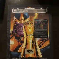 Magic the Gathering PSA Magazine Promo Swords to Plowshares Thanos - Image 1