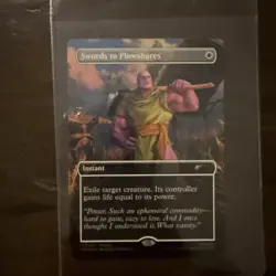 Magic the Gathering PSA Magazine Promo Swords to Plowshares Thanos - Image 2