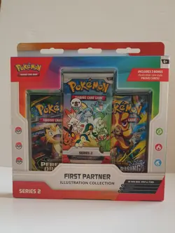3 X Series 2 Pokemon TCG: First Partner Illustration Collection Box Sealed - Image 1