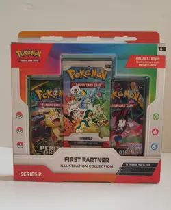 3 X Series 2 Pokemon TCG: First Partner Illustration Collection Box Sealed - Image 3