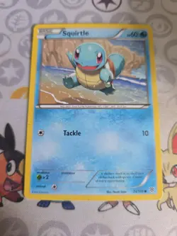 Squirtle 24/135 LP/NM Plasma Storm Black and White & Pokemon TCG Set Card BW - Image 1