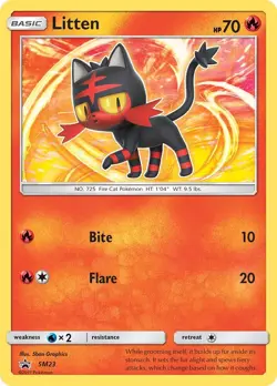 Litten - SM23 [SMP - SM23] SM Promos - NM - Image 1