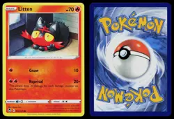 LITTEN 030/195 COMMON SILVER TEMPEST POKEMON NM - Image 3