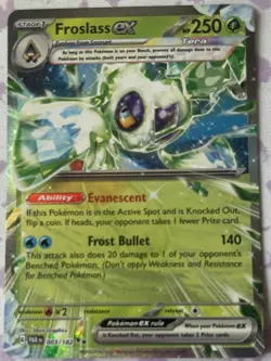 Froslass ex 003/182 Double Rare Paradox Rift Pokemon Holo Near Mint - Image 1