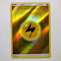 POKEMON ELECTRIC ENERGY REVERSE HOLO HIDDEN FATES 2019 LIGHTNING ENERGY MINT! - Image 1