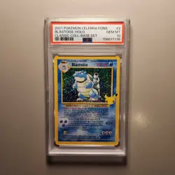 2021 Pokemon Celebrations Blastoise PSA 10 Classic Collection 2/102 - Image 1