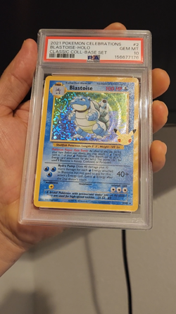 2021 Pokemon Celebrations Blastoise PSA 10 Classic Collection 2/102 - Image 2