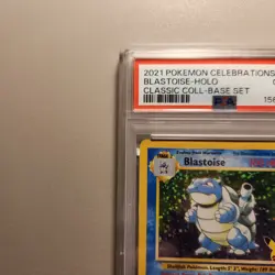 2021 Pokemon Celebrations Blastoise PSA 10 Classic Collection 2/102 - Image 5
