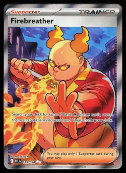 Firebreather 119/094 Ultra Rare Phantasmal Flames Pokemon Card - Image 1
