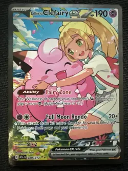 Pokemon Lillie's Clefairy EX SIR 280/217 Ascended Heroes - Image 1