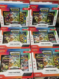 Pokemon TCG: First Partner Illustration Collection - Series 2 NEW SEALED x6 - Image 2