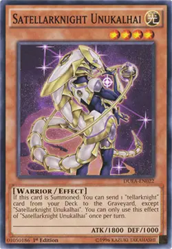 Yugioh! LP Satellarknight Unukalhai - DUEA-EN022 - Common - 1st Edition Lightly - Image 1