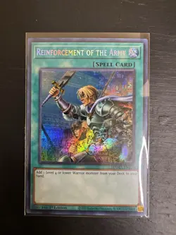 Yu Gi Oh! Reinforcement Of The Army MAMA-EN108 Secret Pharaoh’s Rare 1st Edition - Image 1