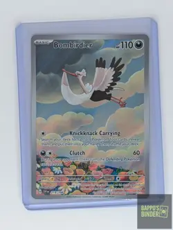 Bombirdier 219/198 Illustration Rare Scarlet & Violet Pokemon Near Mint - Image 2