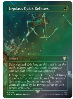 Legolas's Quick Reflexes (Borderless) Commander: The Lord of the Rings- NM/M - Image 1