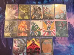 Mtg Marvel Superhero’s MAR Bonus Sheet Lot X13 Non Foil - Image 2