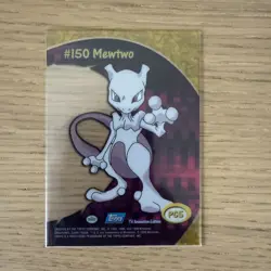 Topps Pokemon Mewtwo Clear #150 PC5 Chase Card Blue Logo Rare 2000 - Image 2