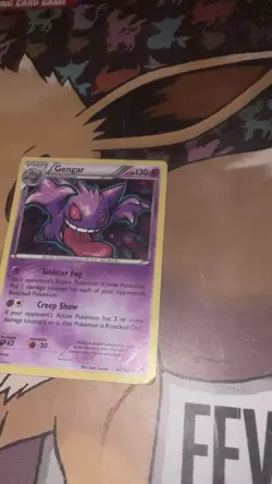 Pokemon TCG Gengar Card 60/162 Breakthrough Vintage Rare - Image 4