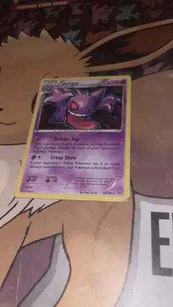 Pokemon TCG Gengar Card 60/162 Breakthrough Vintage Rare - Image 5