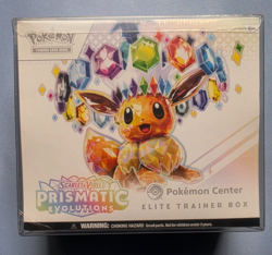 Pokemon Center Prismatic Evolutions Elite Trainer Box PC ETB W/ Case - Image 1