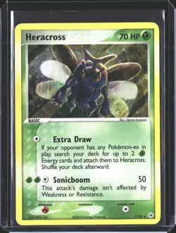 Heracross 7/101 Holo Rare Hidden Legends Pokemon Holo NM/M - Image 1