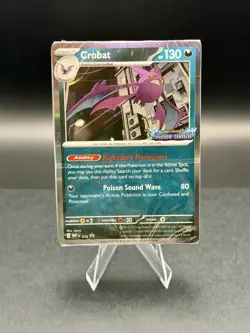 Pokemon Crobat 076 Promo Pre Release Stamp - Sealed Deck Chaos Rising - Image 1
