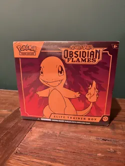 Pokemon TCG 2023 Obsidian Flames Elite Trainer Box ETB Sealed (Rip In Plastic) - Image 1