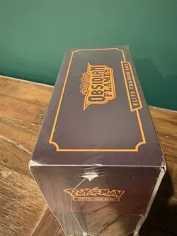 Pokemon TCG 2023 Obsidian Flames Elite Trainer Box ETB Sealed (Rip In Plastic) - Image 4