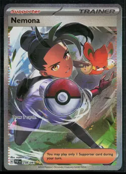 Nemona 238/091 Paldean Fates Special Illustration Rare Pokemon - Image 1