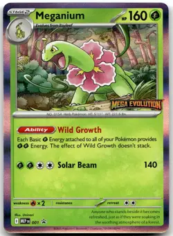 Meganium 001 Promo ME: Mega Evolution Promos Near Mint - Image 1
