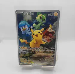 2023 POKEMON SVP EN-SV BLACK STAR PROMO #027 PIKACHU PALDEA EVOLVED - SEALED - Image 1