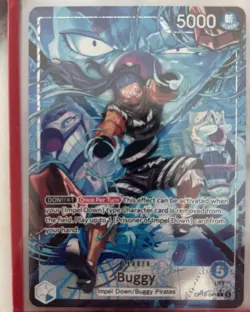 One Piece TCG OP16 Buggy (Alternate Art Leader) OP16-041 The Time of Battle Foil - Image 1